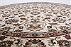 Kashmir Beige Round Hand Knotted 51 X 51  Area Rug 250-23405 Thumb 1