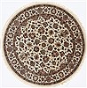 Kashmir Beige Round Hand Knotted 51 X 51  Area Rug 250-23405 Thumb 0