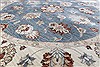 Chobi Blue Round Hand Knotted 50 X 51  Area Rug 250-23409 Thumb 2