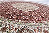 Kashmir Red Round Hand Knotted 51 X 51 Area Rug 250-23415 Thumb 3