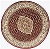 Kashmir Red Round Hand Knotted 51 X 51  Area Rug 250-23415 Thumb 0