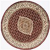 Kashmir Red Round Hand Knotted 51 X 51 Area Rug 250-23415 Thumb 0