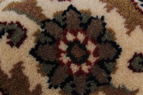 Herati Black Round Hand Knotted 50 X 50 Area Rug 250-23419 Image 9