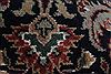 Herati Black Round Hand Knotted 50 X 50  Area Rug 250-23419 Thumb 6