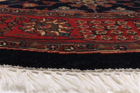 Tabriz Blue Round Hand Knotted 51 X 51 Area Rug 250-23423 Image 6