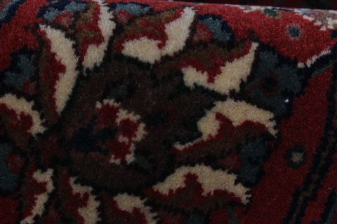 Tabriz Blue Round Hand Knotted 51 X 51 Area Rug 250-23423 Image 8