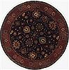 Tabriz Blue Round Hand Knotted 51 X 51 Area Rug 250-23423 Thumb 0