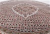 Tabriz Beige Round Hand Knotted 51 X 51  Area Rug 250-23425 Thumb 2