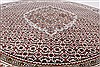 Tabriz Beige Round Hand Knotted 51 X 51 Area Rug 250-23425 Thumb 2