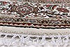 Tabriz Beige Round Hand Knotted 51 X 51 Area Rug 250-23425 Thumb 5
