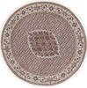 Tabriz Beige Round Hand Knotted 51 X 51  Area Rug 250-23425 Thumb 0
