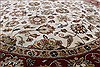 Kashmar Beige Round Hand Knotted 50 X 50 Area Rug 250-23428 Thumb 3