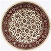 Kashmar Beige Round Hand Knotted 50 X 50  Area Rug 250-23428 Thumb 0