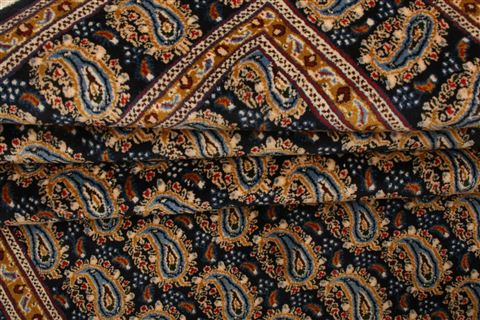 Mood Blue Hand Knotted 69 X 98 Area Rug 100-23429 Image 2