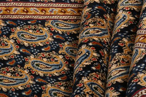 Mood Blue Hand Knotted 69 X 98 Area Rug 100-23429 Image 3