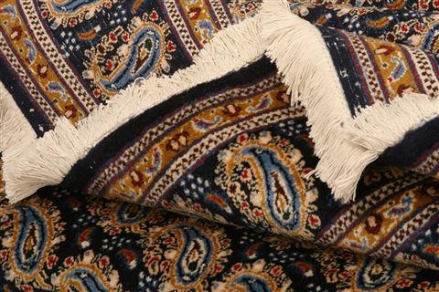 Mood Blue Hand Knotted 69 X 98 Area Rug 100-23429 Image 4