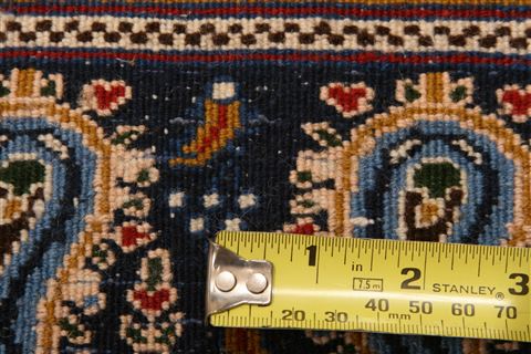 Mood Blue Hand Knotted 69 X 98 Area Rug 100-23429 Image 6