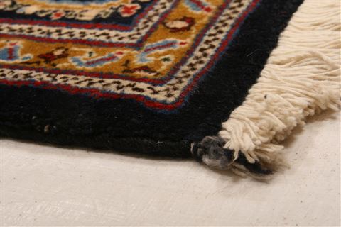 Mood Blue Hand Knotted 69 X 98 Area Rug 100-23429 Image 8
