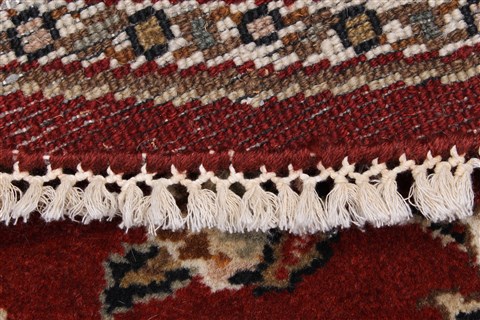 Kashmar Red Round Hand Knotted 411 X 411 Area Rug 250-23430 Image 3