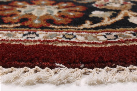 Kashmar Red Round Hand Knotted 411 X 411 Area Rug 250-23430 Image 7