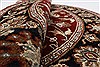 Kashmar Red Round Hand Knotted 411 X 411 Area Rug 250-23430 Thumb 1
