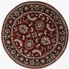 Kashmar Red Round Hand Knotted 411 X 411  Area Rug 250-23430 Thumb 0