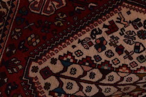 Abadeh Beige Hand Knotted 22 X 38  Area Rug 100-23431 Image 4