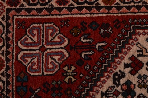 Abadeh Beige Hand Knotted 22 X 38  Area Rug 100-23431 Image 5