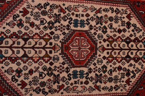 Abadeh Beige Hand Knotted 22 X 38  Area Rug 100-23431 Image 6