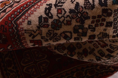 Abadeh Beige Hand Knotted 22 X 38  Area Rug 100-23431 Image 7