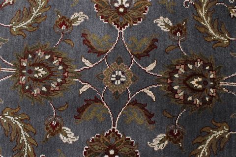 Kashan Grey Round Hand Knotted 50 X 50 Area Rug 250-23433 Image 5