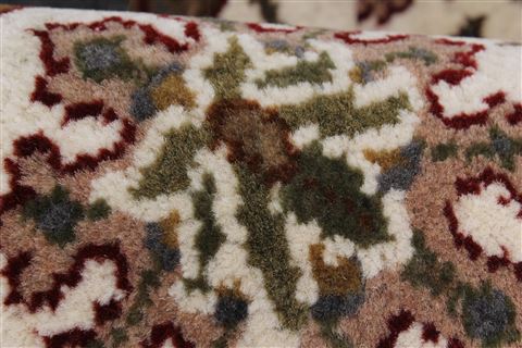 Kashan Grey Round Hand Knotted 50 X 50 Area Rug 250-23433 Image 8