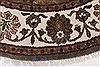 Kashan Grey Round Hand Knotted 50 X 50 Area Rug 250-23433 Thumb 4