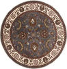 Kashan Grey Round Hand Knotted 50 X 50  Area Rug 250-23433 Thumb 0