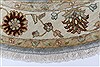 Chobi Grey Round Hand Knotted 411 X 411 Area Rug 250-23436 Thumb 5