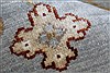 Chobi Grey Round Hand Knotted 411 X 411 Area Rug 250-23436 Thumb 8