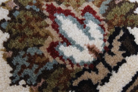 Kashmar Black Round Hand Knotted 411 X 50 Area Rug 250-23445 Image 11