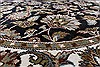 Kashmar Black Round Hand Knotted 411 X 50 Area Rug 250-23445 Thumb 4