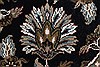 Kashmar Black Round Hand Knotted 411 X 50 Area Rug 250-23445 Thumb 6