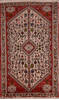 Abadeh Beige Hand Knotted 111 X 37  Area Rug 100-23446 Thumb 0