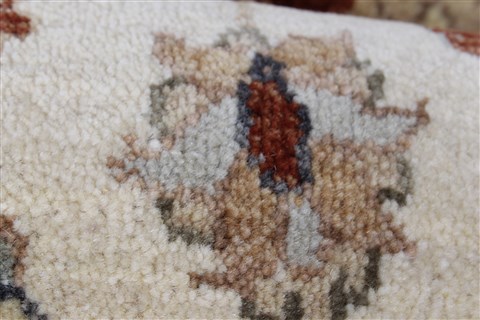 Chobi Brown Round Hand Knotted 50 X 50 Area Rug 250-23447 Image 8
