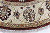 Chobi Brown Round Hand Knotted 50 X 50 Area Rug 250-23447 Thumb 3