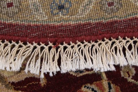 Semnan Red Round Hand Knotted 50 X 50 Area Rug 250-23454 Image 11