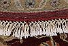 Semnan Red Round Hand Knotted 50 X 50 Area Rug 250-23454 Thumb 11