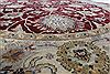 Semnan Red Round Hand Knotted 50 X 50  Area Rug 250-23454 Thumb 2