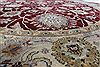 Semnan Red Round Hand Knotted 50 X 50 Area Rug 250-23454 Thumb 2