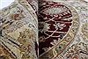 Semnan Red Round Hand Knotted 50 X 50 Area Rug 250-23454 Thumb 9