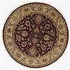 Semnan Red Round Hand Knotted 50 X 50  Area Rug 250-23454 Thumb 0