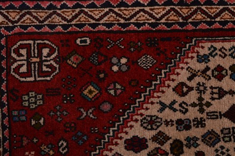 Abadeh Red Hand Knotted 22 X 25 Area Rug 100-23458 Image 7