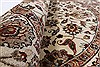 Kashmar Beige Round Hand Knotted 52 X 52 Area Rug 250-23460 Thumb 9